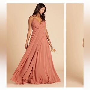 Birdy Grey chiffon terracotta dress bridesmaid